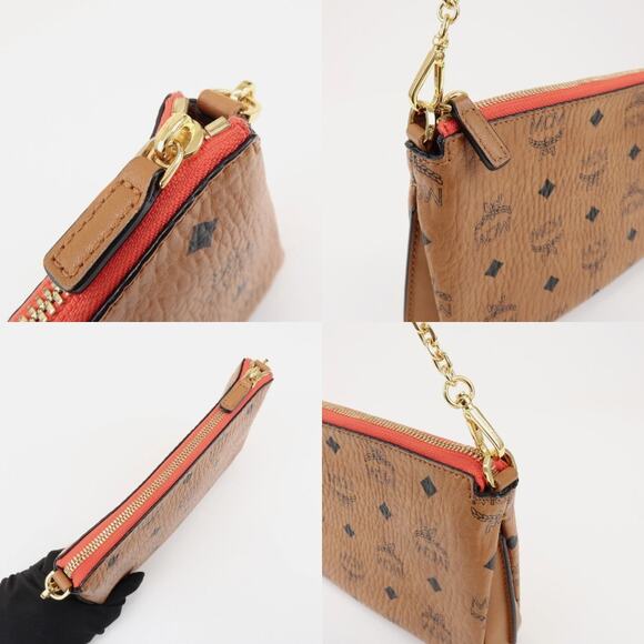 💎✨BEAUTIFUL✨💎Authentic MCM Visetos Leather 2WAY Hand Bag Shoulder Bag - Picture 7 of 15